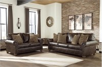 ASHLEY NICORVO SOFA AND LOVE SEAT