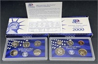 (BC) 2000 United States Mint Proof Sets.
 Total