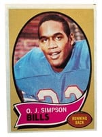 1970 Topps Football No 90 O J Simpson Rookie Card