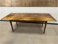 Tiger Maple Reproduction Refectory Table