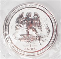 Coin 2016 Angel 1 Oz .999 Fine Silver Isle Of Man