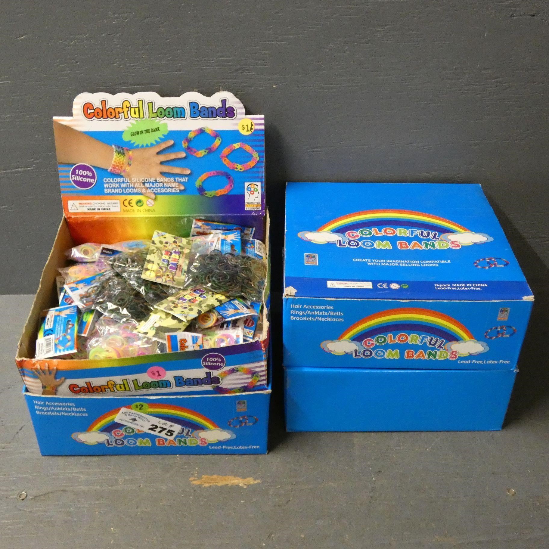 New Colorful Loom Bands in Boxes