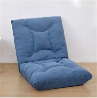 (2) Denim color Chair cushions pad Floor Chair