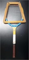 Vtg Wooden Jenlink's Championship Tennis Racket