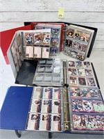 Binders with Vintage Sports Cards