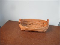 Longaberger Small Long Basket with Handles