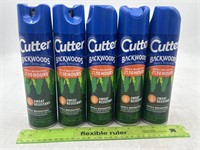 NEW Lot of 5- Cutter Backwoods Insect Repellent