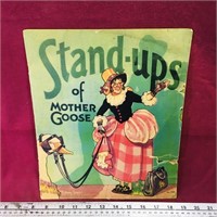 Stand-Ups Of Mother Goose Vintage Book