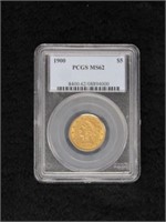 1900 $5 Liberty Gold Coin-
