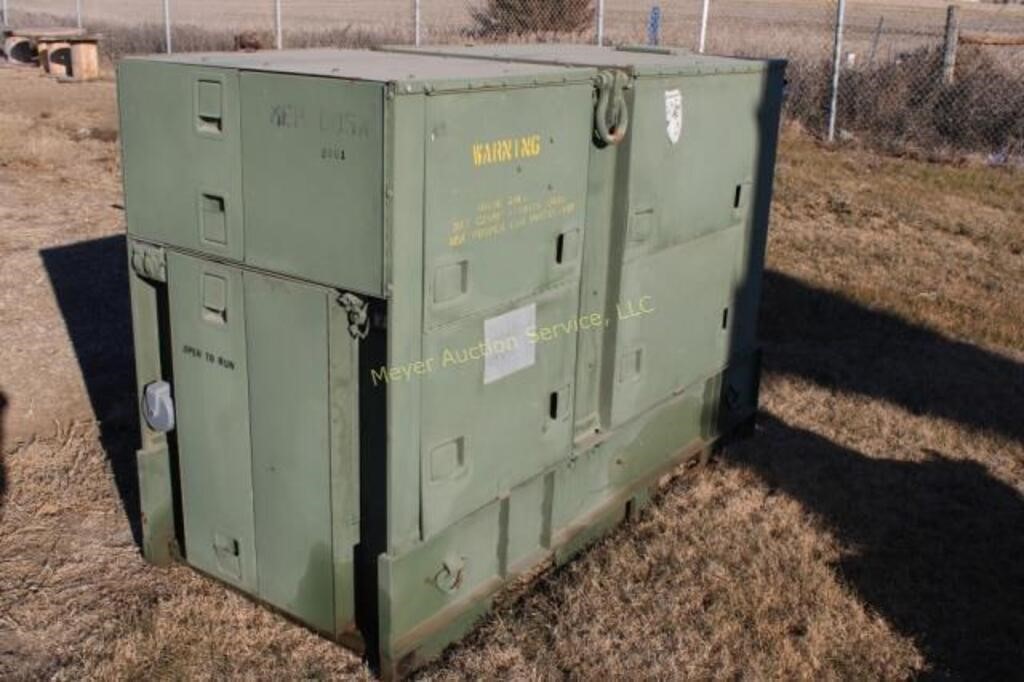 Military Diesel Generator 3 phase | Live and Online Auctions on HiBid.com