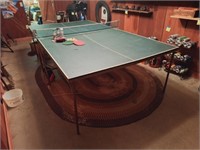 Folding Ping Pong Table, Net, Paddles & Balls