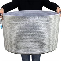 Casaphoria XXXLarge Cotton Rope Basket for Living