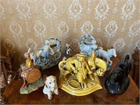 Collection of Continental Porcelain Items of