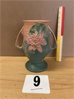 ROSEVILLE 9" TALL 78-9 ROSE WATER LILY VASE