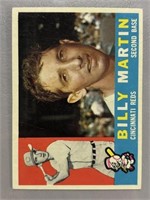 1960 BILLIE MARTIN TOPPS CARD