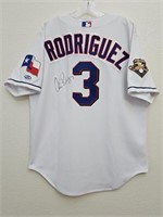 Autographed w/ COA Ivan Rodriguez Rangers Jersey