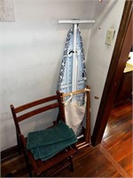 LUGGAGE RACK IRONING BOARD AND CHAIR