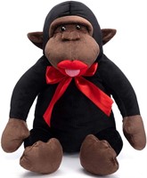 HollyHOME Gorilla Plush Stuffed Animal w/Hot Lip