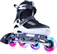 PAPAISON Adjustable Inline Skates for Kids and Adu