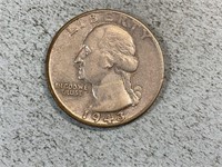 1943 Washington quarter