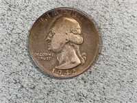 1942D Washington quarter