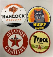 Hancock, Husky, Tydol & Texaco signs