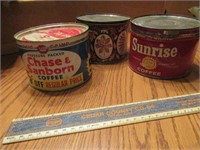 Vintage Coffee Tins