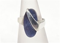 Sterling Silver 925 Ring And Lapis Lazuli