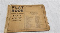 Old Sauk County Plat Book Some Damage