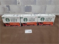 3x Cold brew caramel coffee pods starbucks