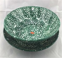2 Large Italian Ceramic Bowls