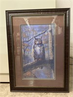 Owl Print by Bruce A Thomas. 18 x 25