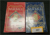2 BOXES SEALED 92' DONRUSS MLB TRADING CARDS