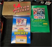 3 BOXES SEALED SPORTS TRADING CARDS