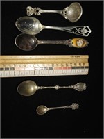 VARIETY OF .925 COLLECTORS SPOONS