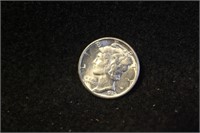 1939 Uncirculated Mercury Silver Dime