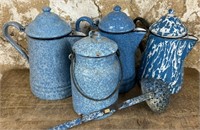 Blue Graniteware