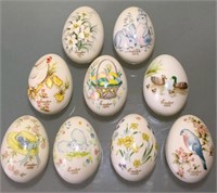 VINTAGE NORITAKE BONE CHINA EASTER EGGS JAPAN