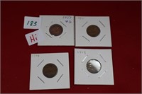 vintage Canadian pennies