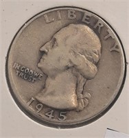 1945-D Washington Quarter