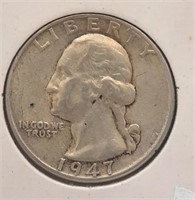 1947-D  Washington Quarter