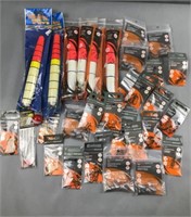 Assortment of bobbers and south bend fishing