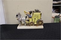 Hummel carriage w/ horses figurine