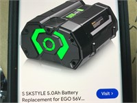 56v ego battery.
