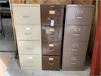 3 Filing Cabinets