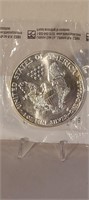 Littleton 1989 Silver Eagle 1 Troy oz. 999