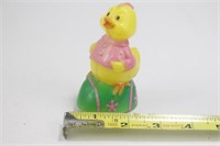 Easter Lmtd Hard Plastic Chick on Egg Toy