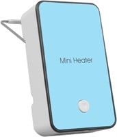 (N) Mini Electric Heaters Blue Portable Warmer Fas