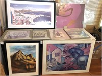 Lot of Art Prints & Drawings