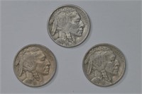 3 - Buffalo Nickels (20,20,20)